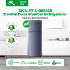 Load image into Gallery viewer, X-SERIES 12 CUFT. Double Door Inverter Refrigerator No Frost (Silver) | XCOOL-DD256NF12IX