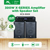 X-SERIES 300W Amplifier with 200W Speaker Set (Black) | XCS-300X