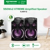 XTREME 550Wx2 Amplified Speaker Bluetooth FM USB and TF with Mic Input | XJAM-12