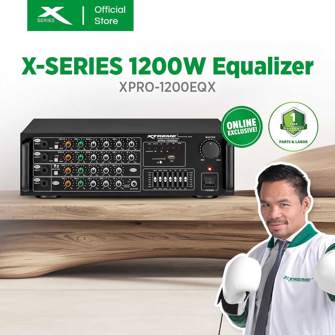 XTREME 1200Wx2 Professional Amplified Equalizer (XPRO-1200EQ)