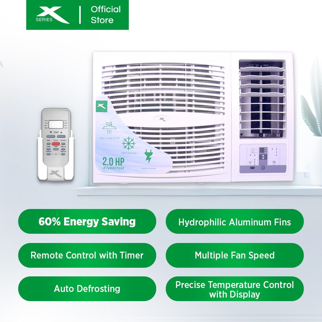 2.0HP (Inverter) XTREME COOL Window type aircon (XACWT20i)