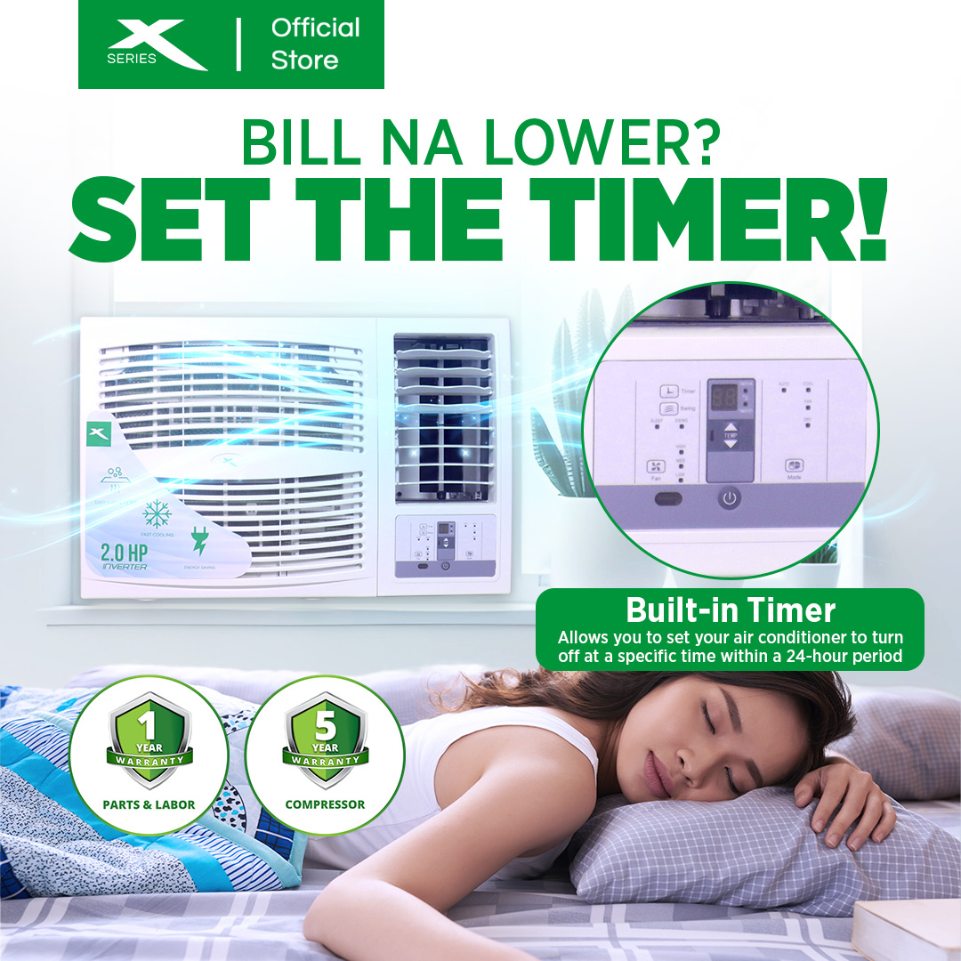 2.0HP (Inverter) XTREME COOL Window type aircon (XACWT20i)