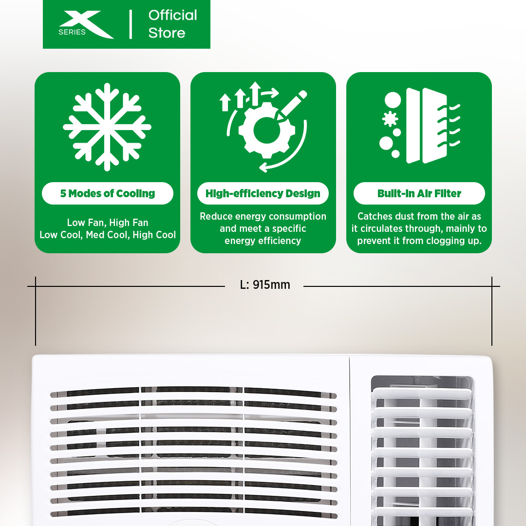 2.5HP XTREME COOL Window type manual (XACWT25)