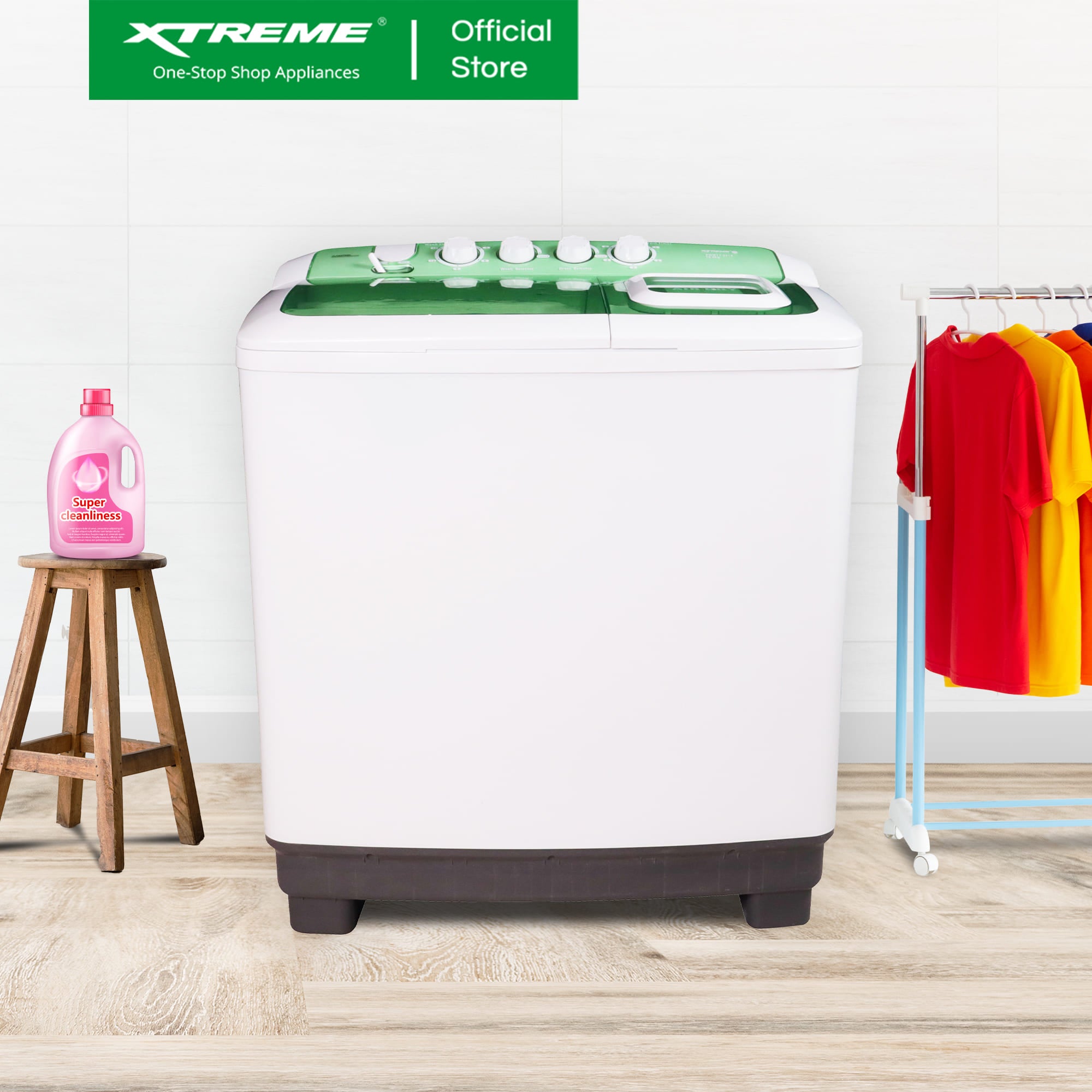 8KG X-Series Twin Tub Washing Machine (XWMTT-0008X)