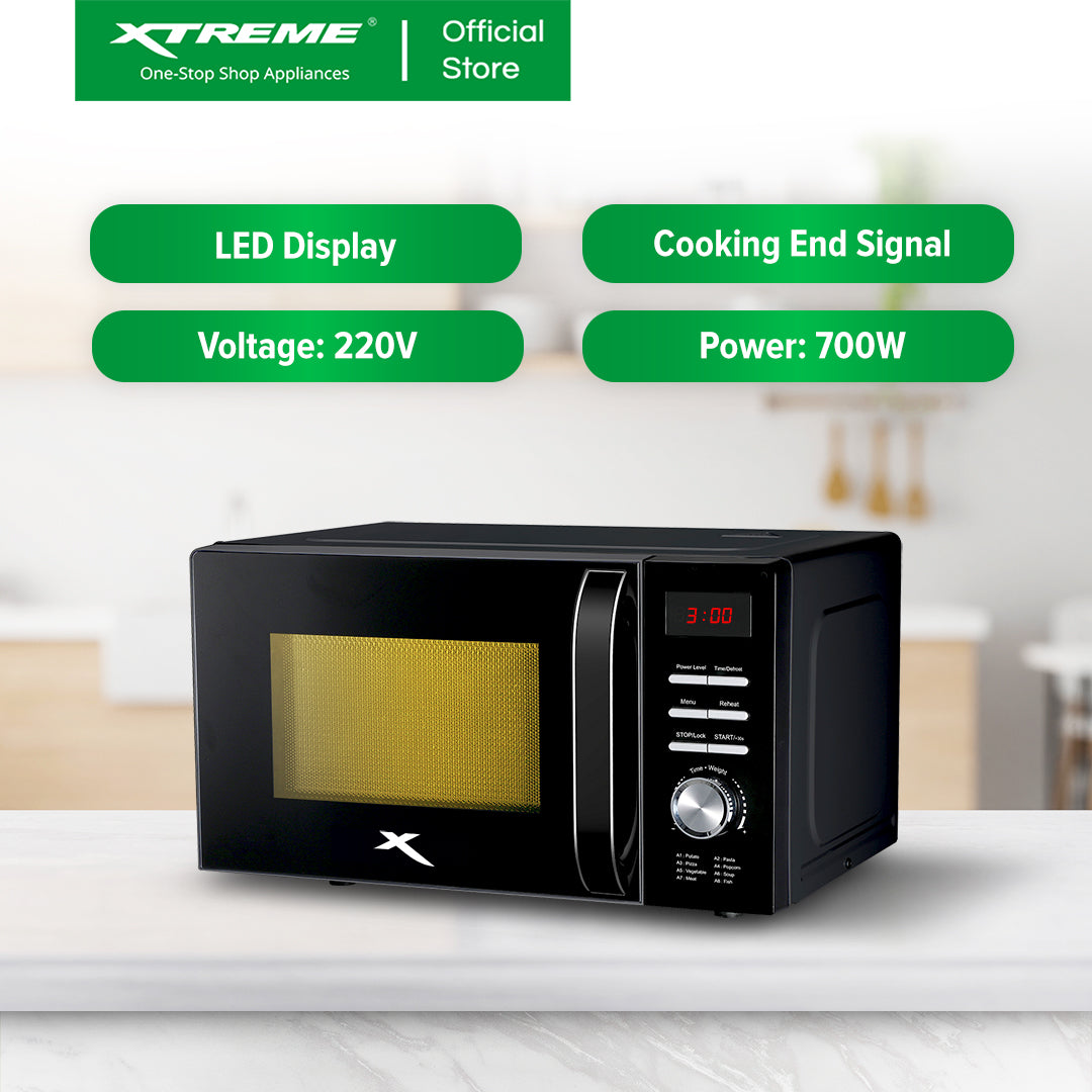 20L X-SERIES Digital Microwave Oven (Black) | XH-MO20DBLACKX