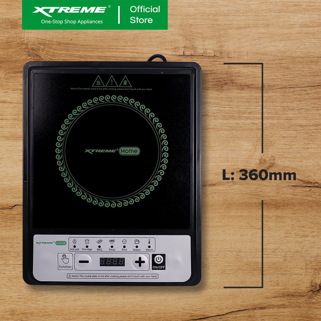 X-SERIES 2100W Induction Cooker with 8 Power/Temperature Levels for Adjustment | XH-IC2100v2X