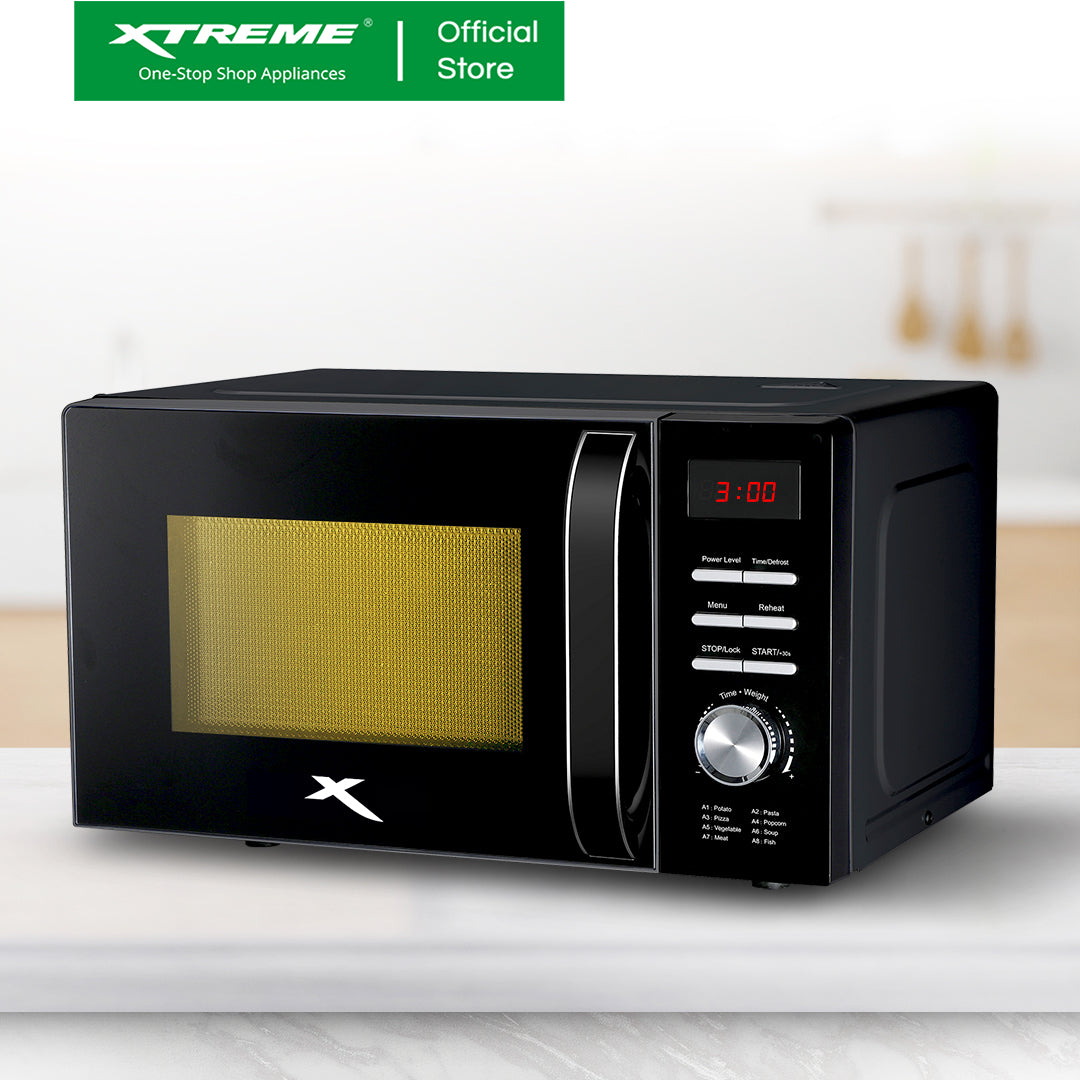 20L X-SERIES Digital Microwave Oven (Black) | XH-MO20DBLACKX