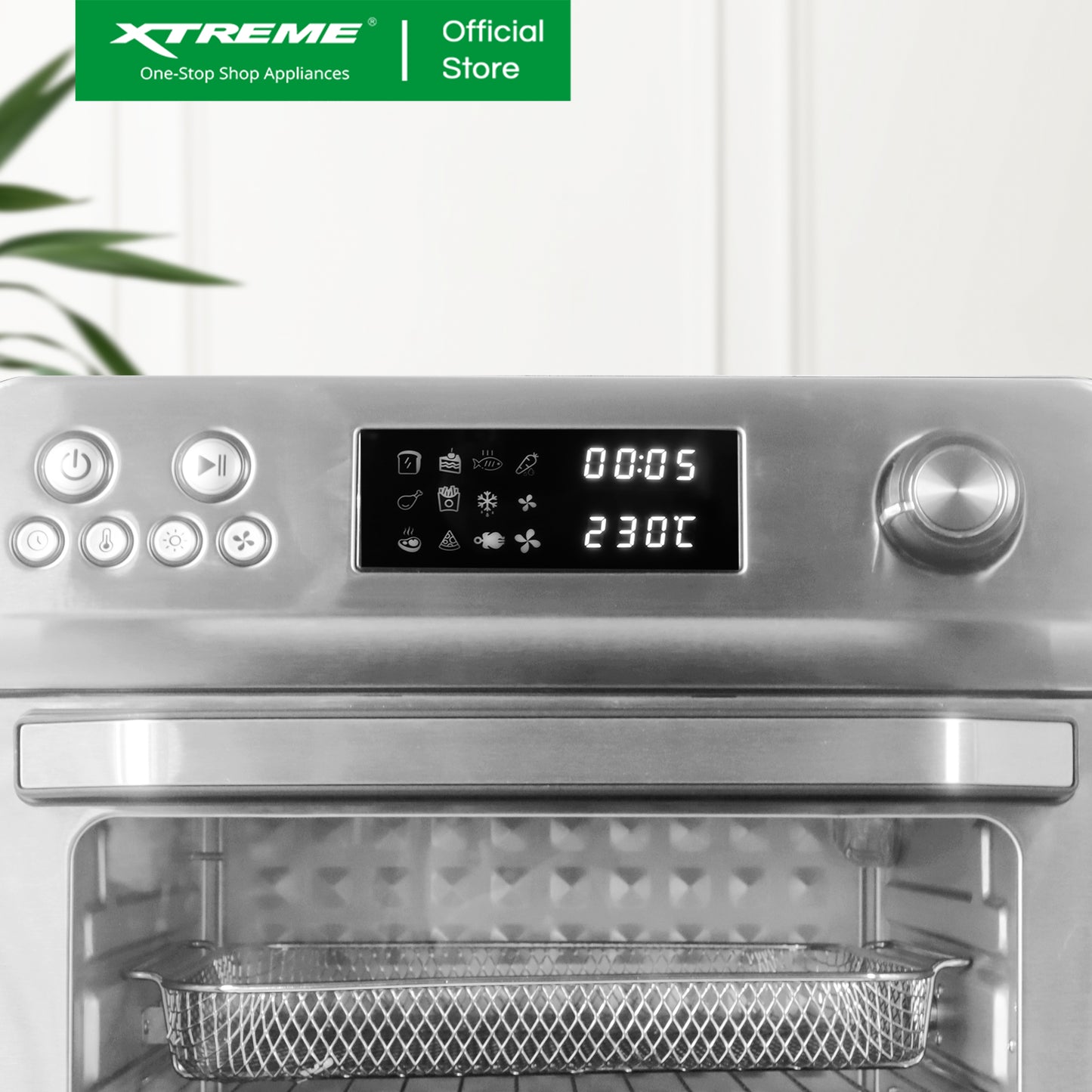 X-SERIES 24L Digital Air Fryer Digital Control with LED Display | XH-AFO24LX