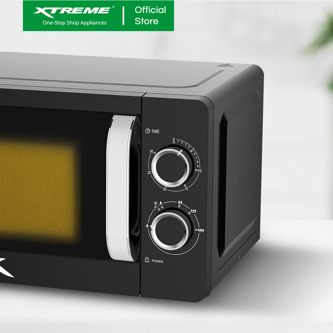 20L X-SERIES Manual Control Microwave Oven (Black) | XH-MO20MBLACKX