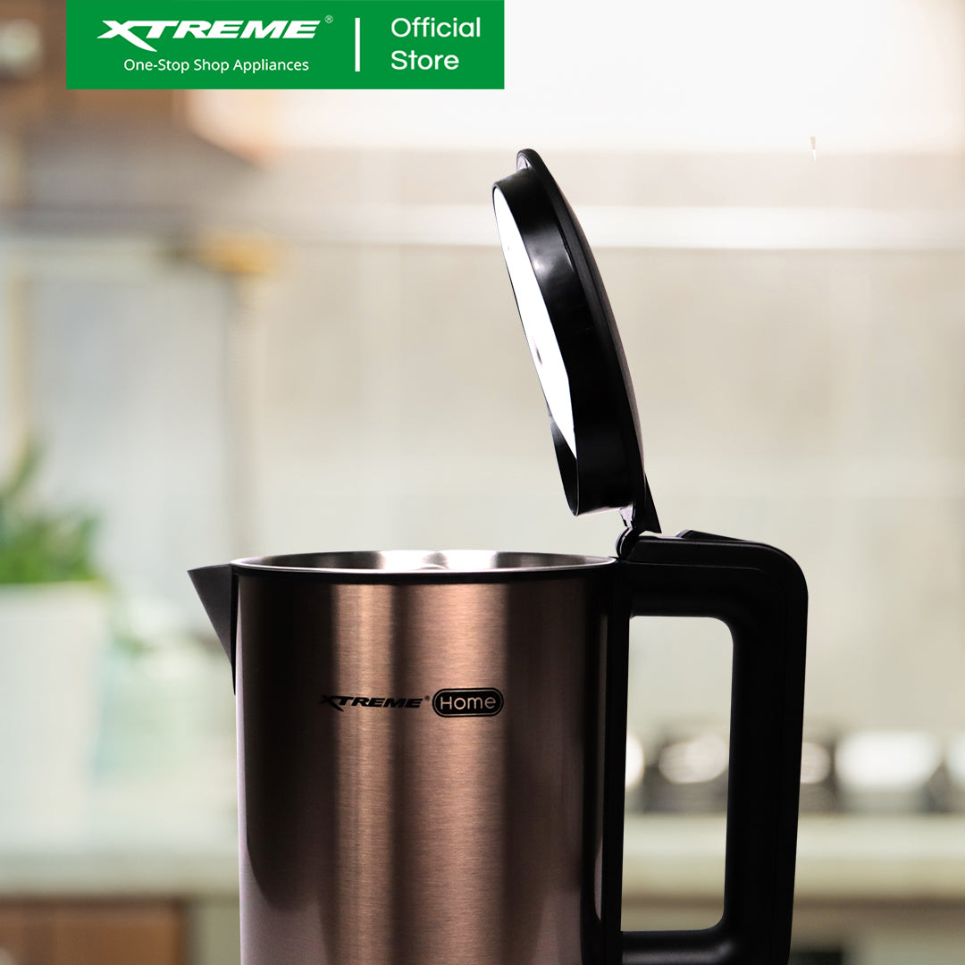 X-SERIES 1.7L Stainless Steel Electric Kettle with Automatic Power-off (Gold) | XH-KT-SS17GOLDX