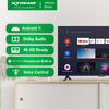 XTREME 58 inch Smart Android TV  11.0 4K UHD Frameless with Free Wall Bracket (Black) | MF-5800SA