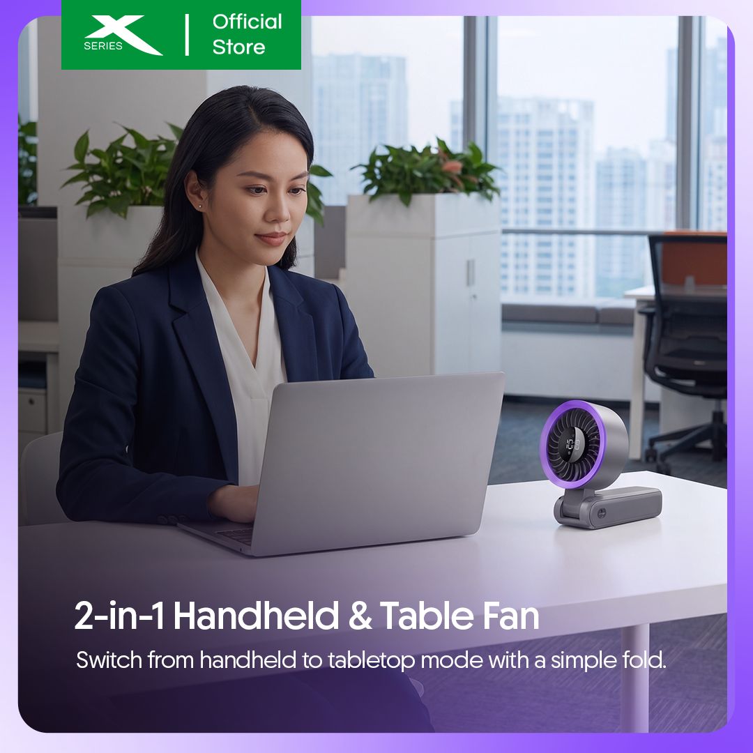 XTREME Home Folding Handheld Fan (XH-FHF)