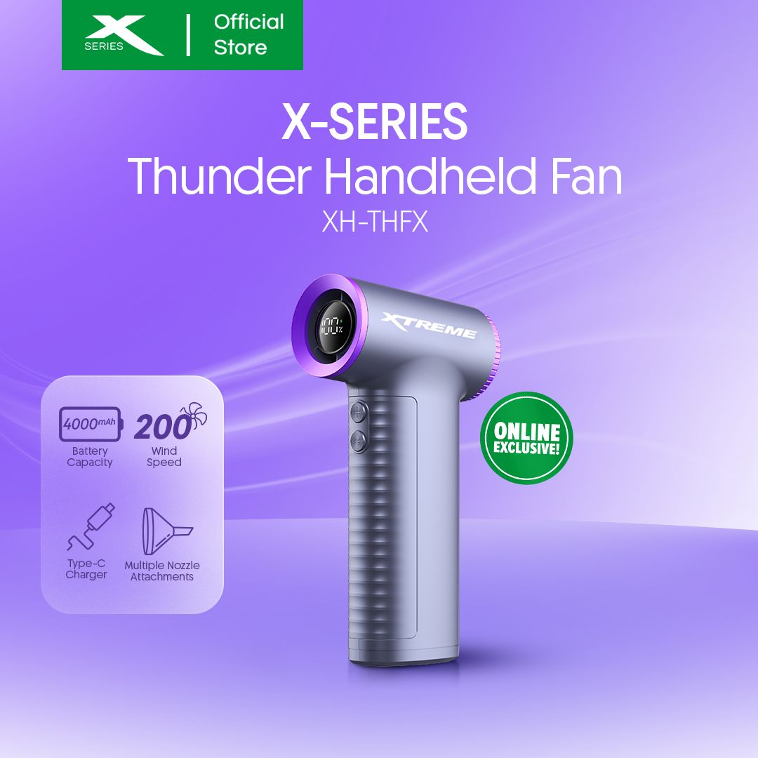 XTREME Home Thunder Handheld Fan (XH-THF)