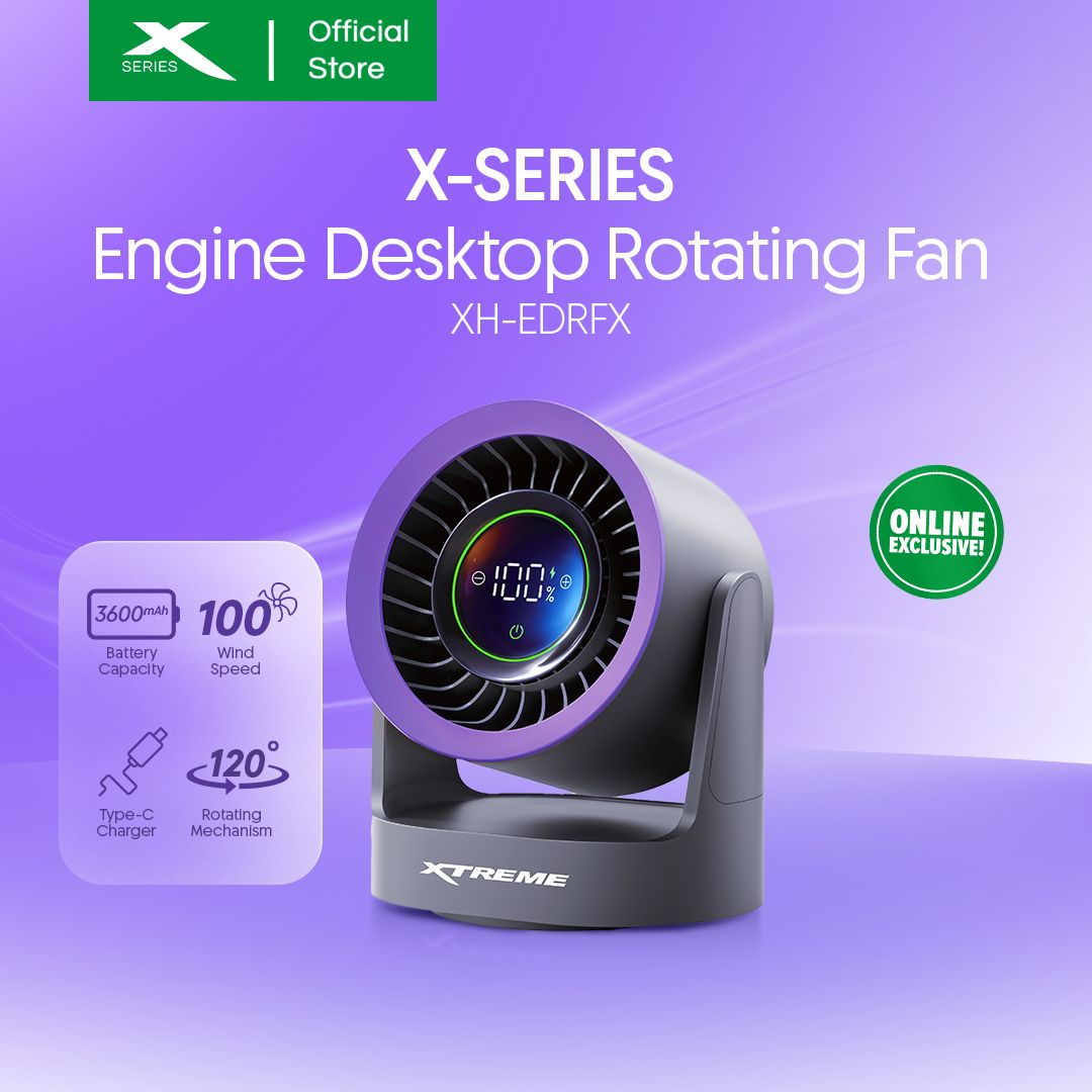 XTREME Home Engine Desktop Rotating Fan (XH-EDRF)