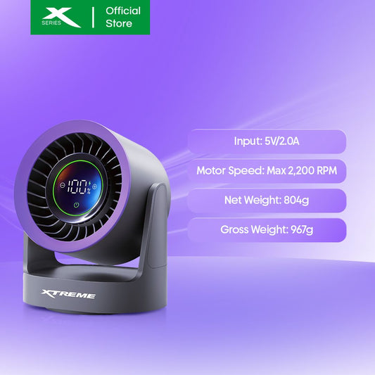 XTREME Home Engine Desktop Rotating Fan (XH-EDRF)