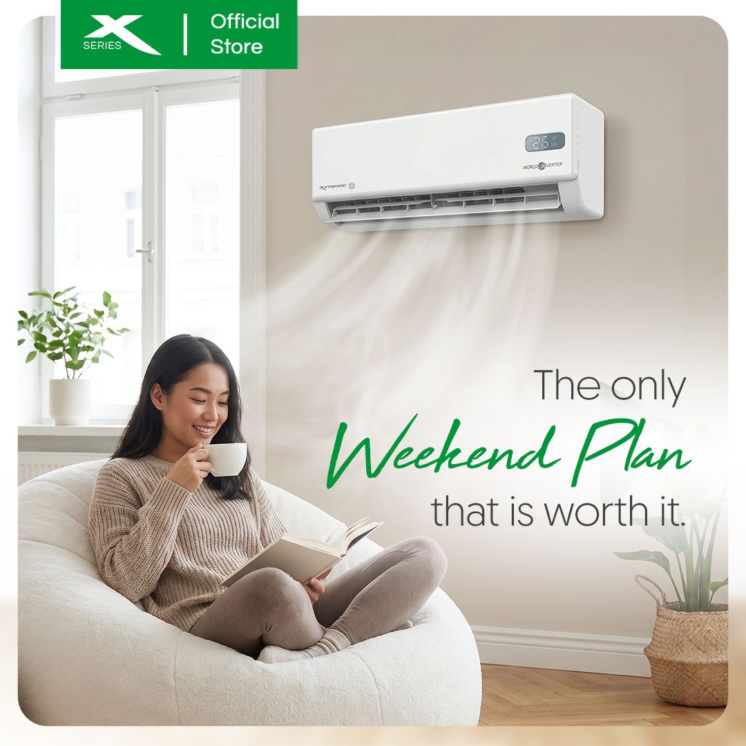 XTREME COOL 1.0HP Full DC Inverter Split Type Aircon (XACST10FDCi)