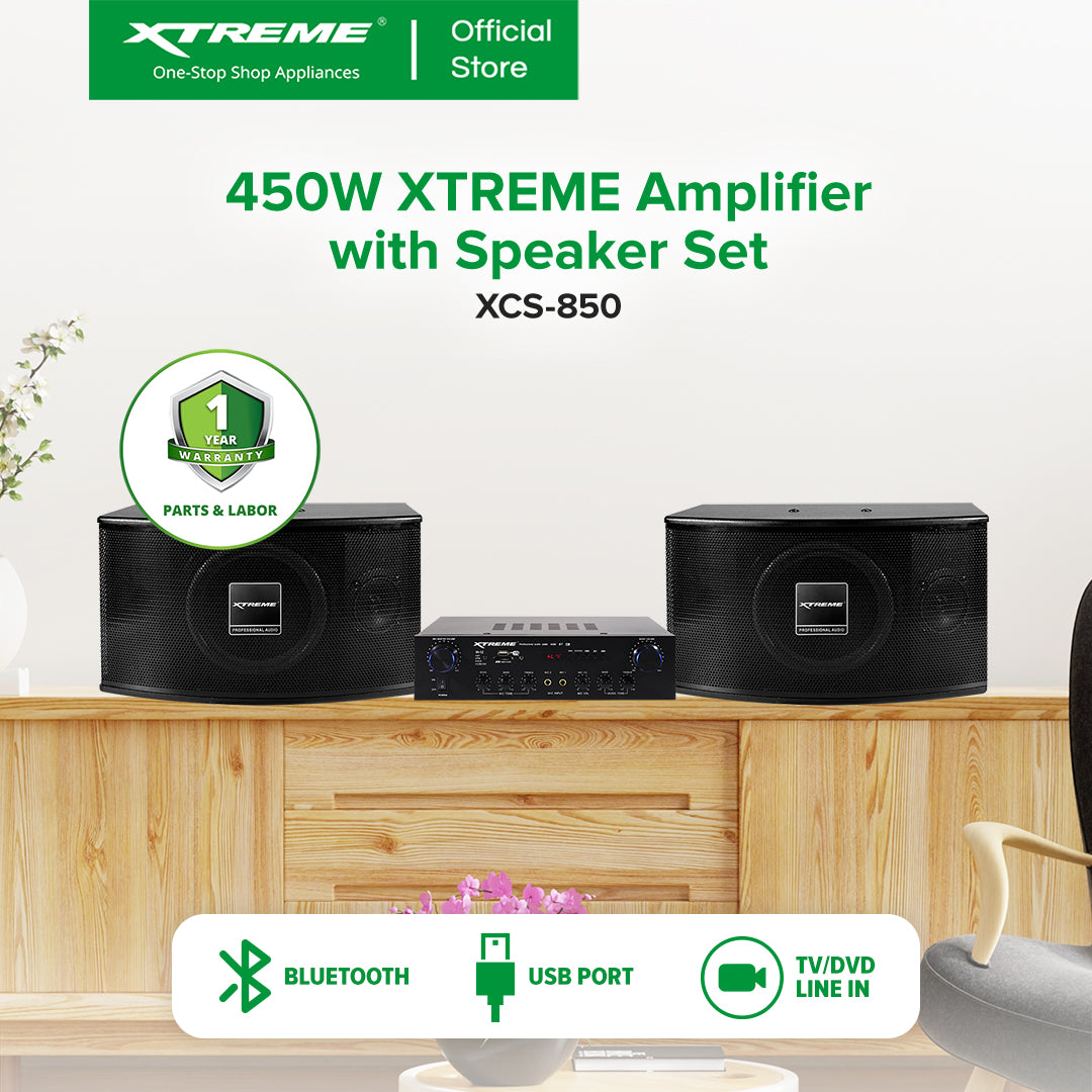 XTREME Amplifier with 850W Speaker Set (XCS-850)