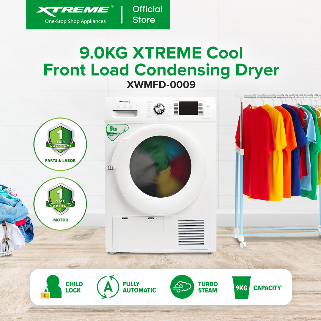 9.0kg XTREME COOL Front Load Condensing Dryer | XWMFD-0009