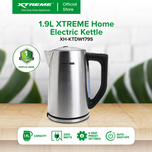 XTREME HOME 1.9L Electric Kettle (XH-KTDW179S)