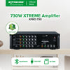 XTREME 730W Amplifier 35kHz-20kHz-FR 8-Rated Impedance 3”x2-Treble 12