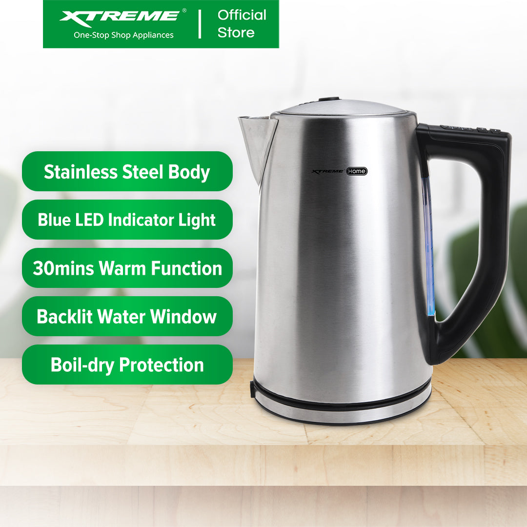 XTREME HOME 1.9L Electric Kettle (XH-KTDW179S)