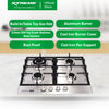 Load image into Gallery viewer, XTREME HOME Four Burner Stainless Steel Gas Hob | XH-GH-SS4BH