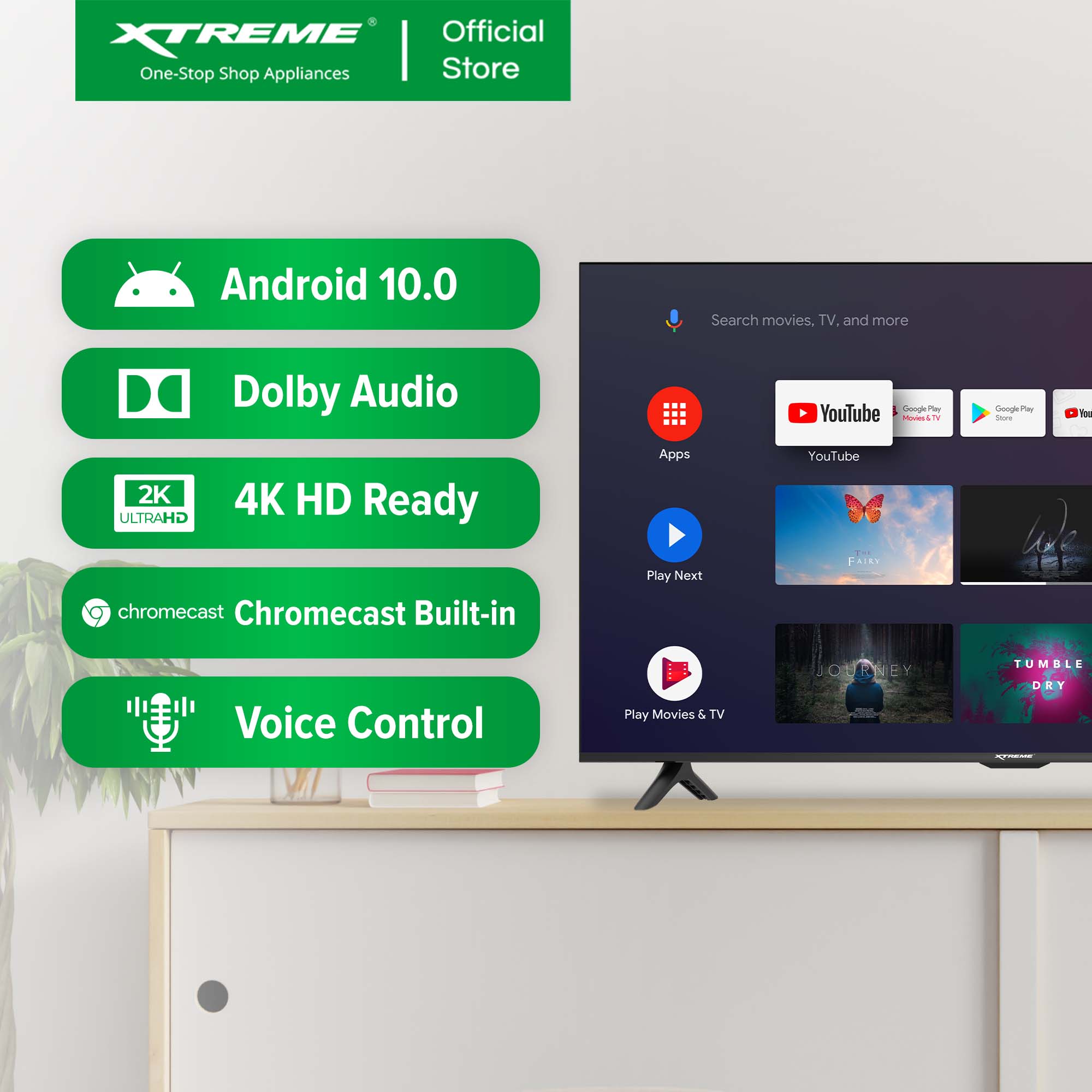 50-inch X-SERIES ANDROID TV | MF-5000SAX