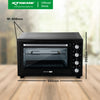 XTREME HOME 45L Electric Oven with Rotisserie Convection and Lamp (Black) | XH-SMARTOVEN40L5