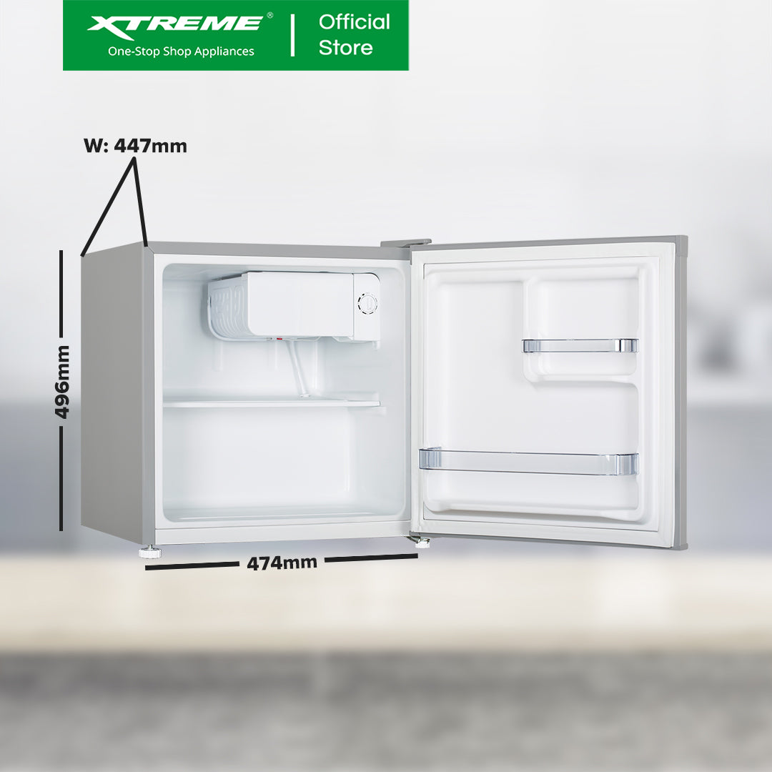 XTREME COOL 1.8  CUFT. Single Door Refrigerator Non-inverter Manual Defrost | XCOOL-SD50ME