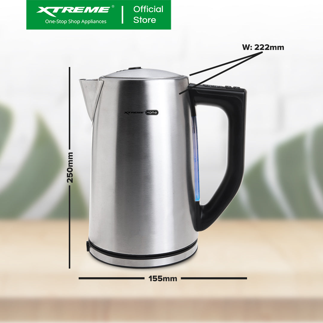XTREME HOME 1.9L Electric Kettle (XH-KTDW179S)