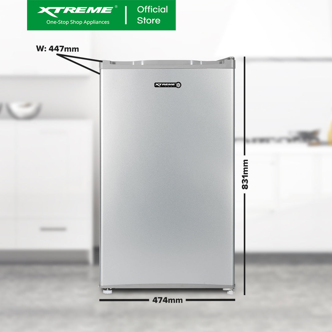 XTREME COOL 3.3 CUFT. Single Door Refrigerator Separate Cool Compartment and Chiller | XCOOL-SD93ME