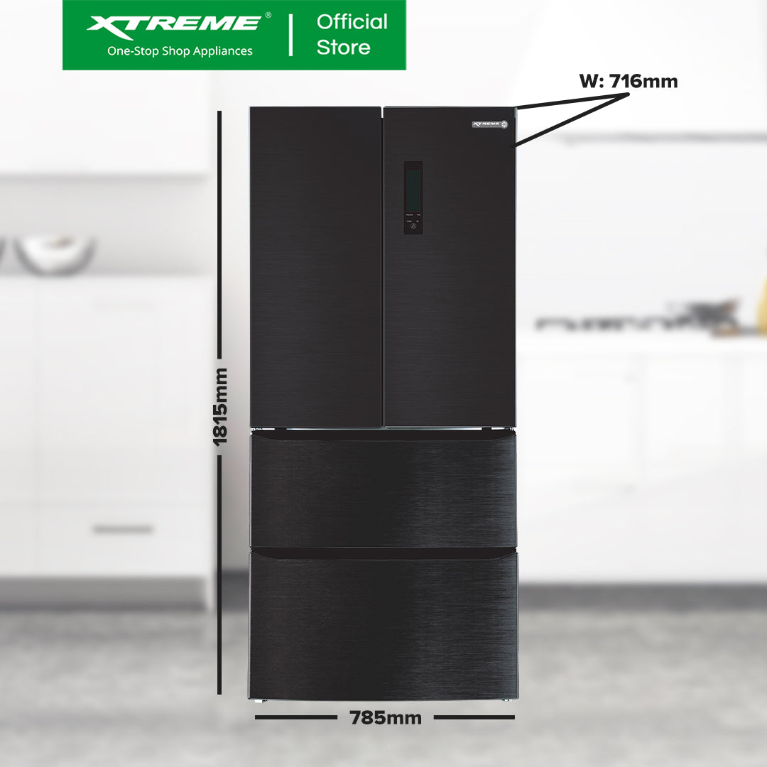 16.5CU.FT XTREME COOL French Door Inverter Refrigerator | XCOOL-DD256NFFDi