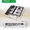 Load image into Gallery viewer, XTREME HOME Four Burner Stainless Steel Gas Hob | XH-GH-SS4BH