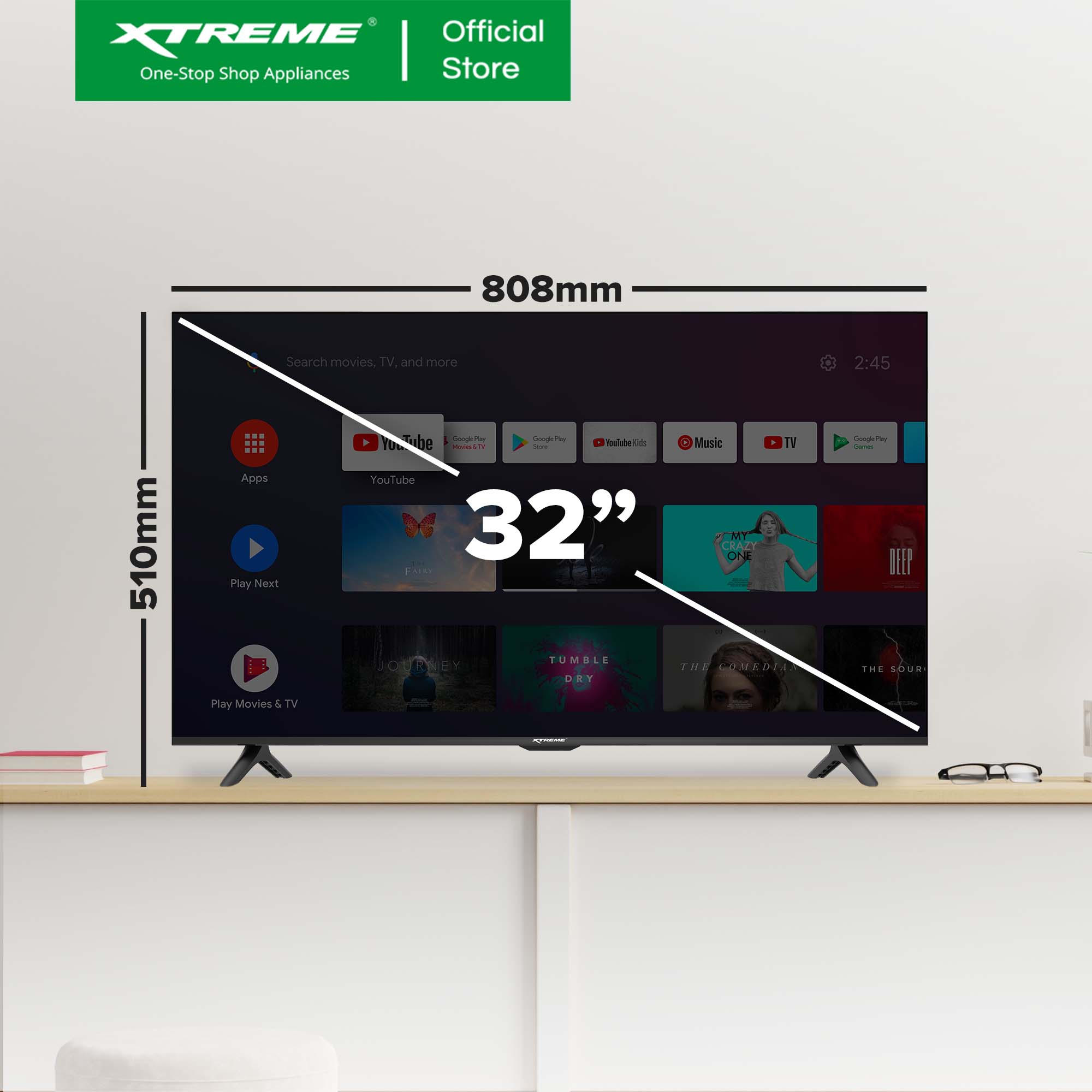 32-inch  X-SERIES ANDROID TV | MF-3200SAX