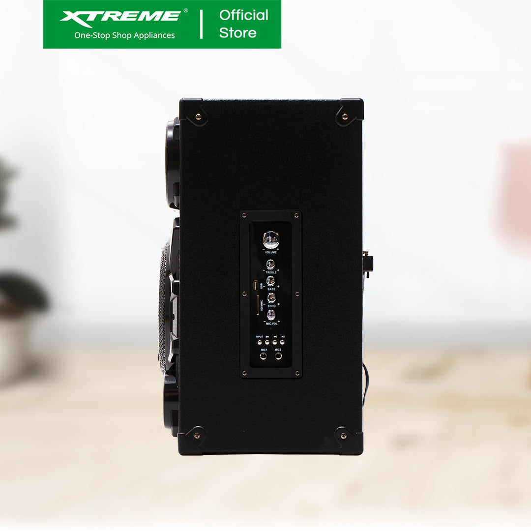 XTREME 250Wx2 Amplified Speaker Bluetooth FM USB SD Card Reader LED Display | SN-08DJ