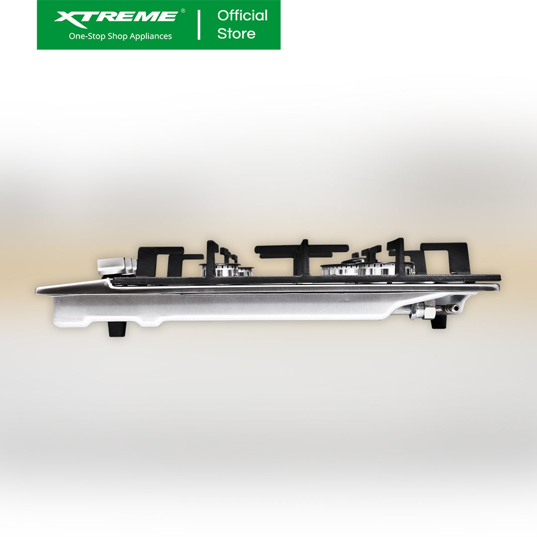 XTREME HOME Four Burner Stainless Steel Gas Hob | XH-GH-SS4BH