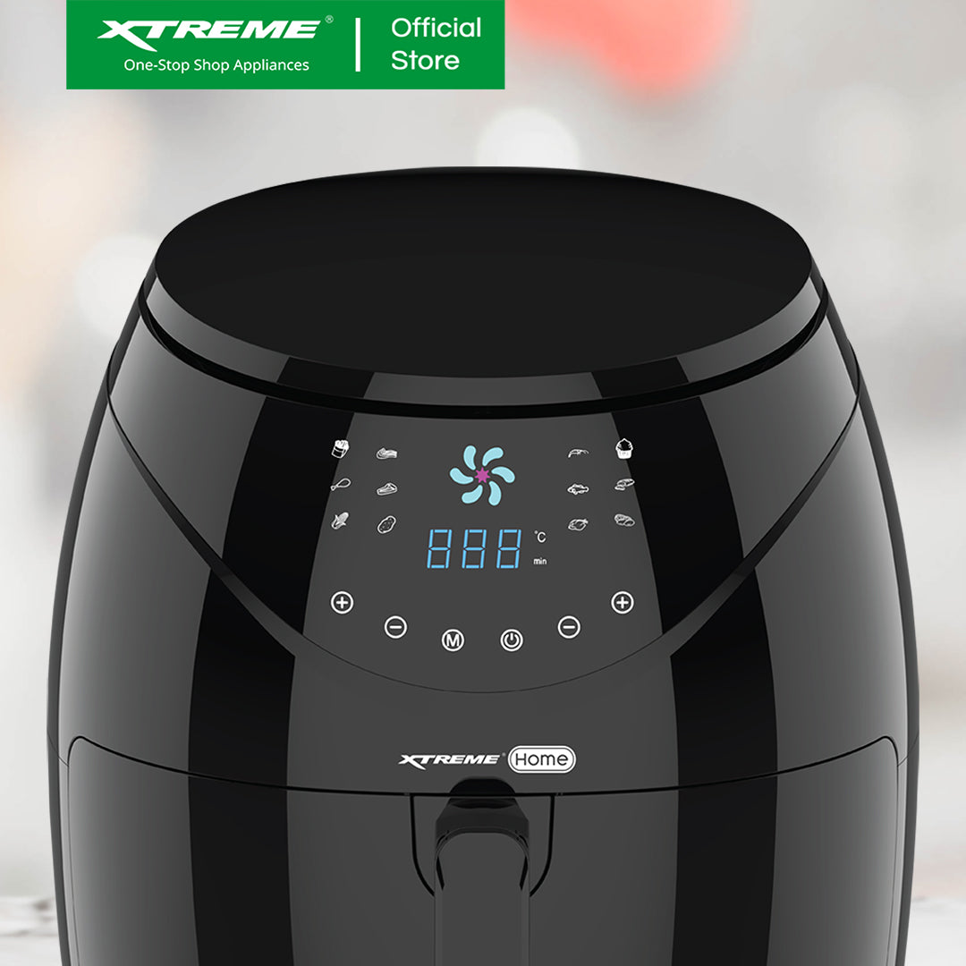 XTREME HOME 6.5L Air Fryer Multi-Function Touchscreen with LED Display (Black) | XH-AIRFRYER65L