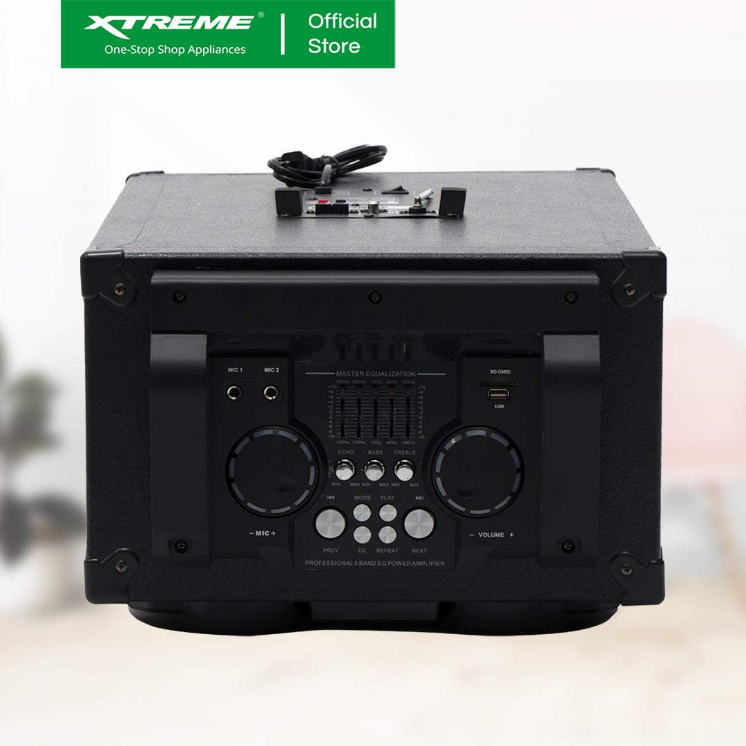 XTREME 350Wx2 Amplified Speaker Bluetooth FM USB SD Card Reader LED Display w/ 5 Bands EQ | SG-10