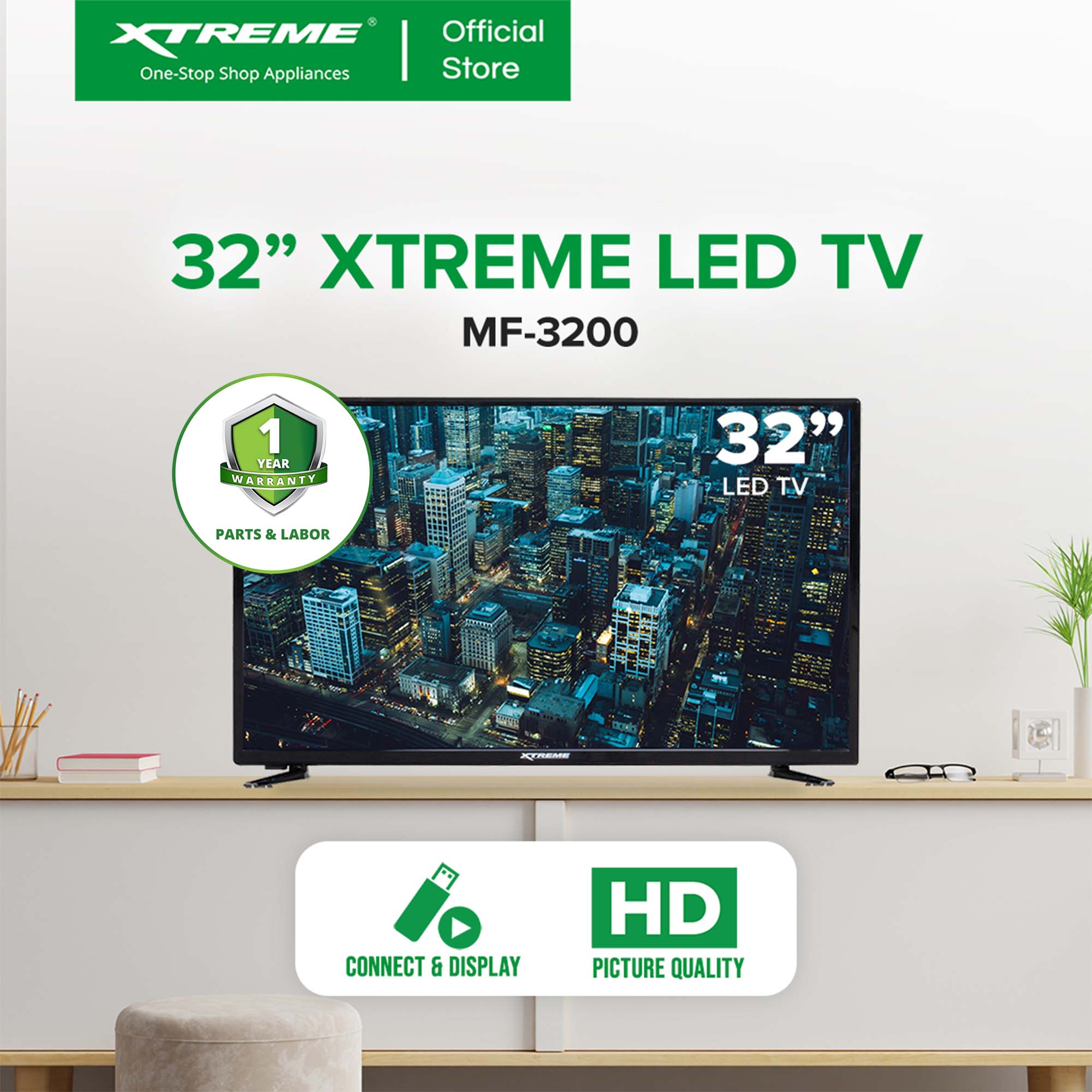 32-inch XTREME LED TV | MF-3200