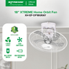 XTREME HOME 18 inches Ceiling Fan 3-Speed with Wall Rotary Switch (Gray Blade) | XH-EF-OF18GRAY