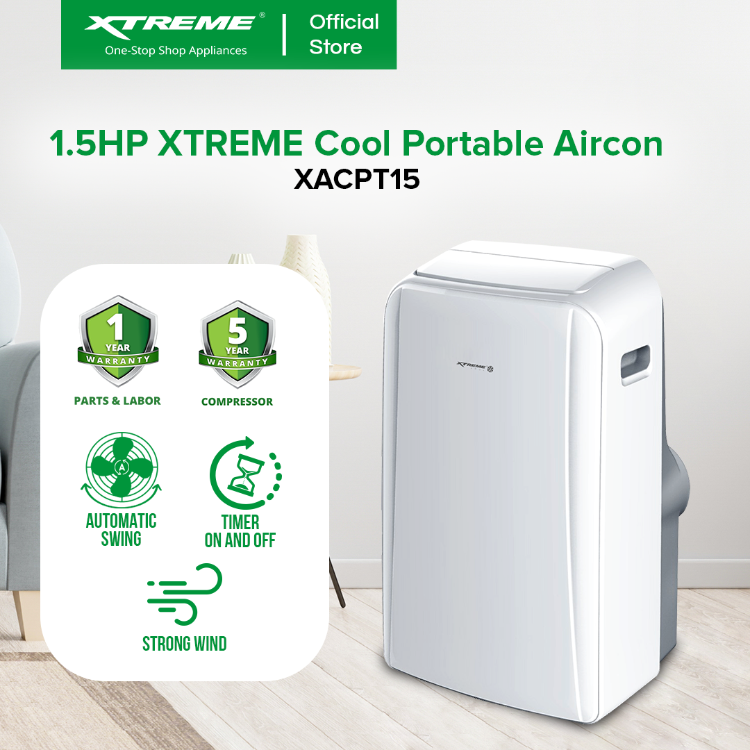 XTREME COOL 1.5HP Energy Efficient Portable Aircon (XACPT15)