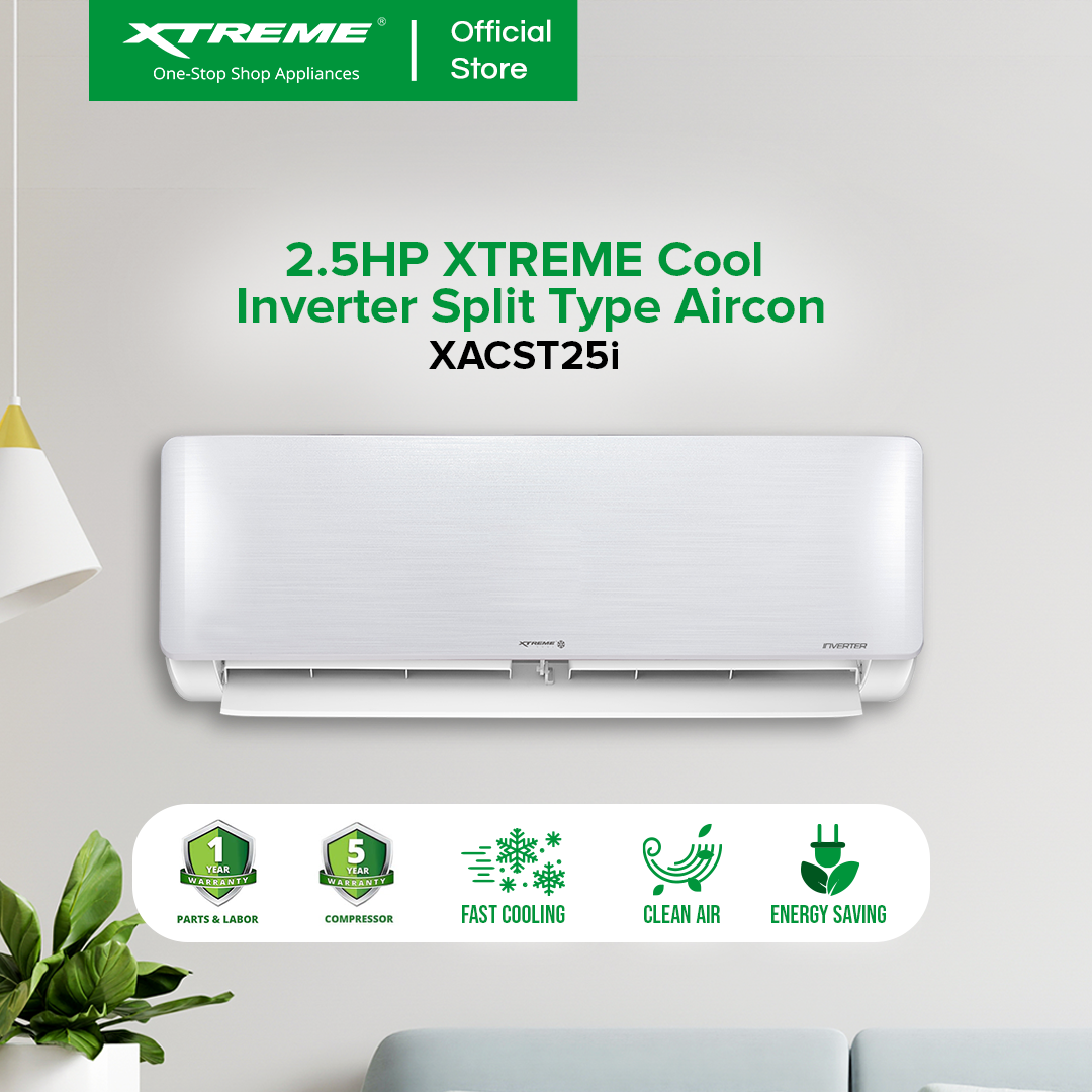 2.5HP XTREME COOL Inverter Split type aircon | XACST25i
