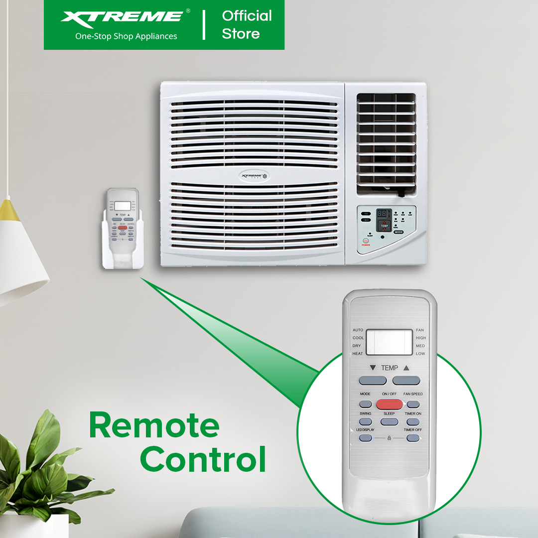 1.0HP XTREME COOL Energy Efficient Window Type Aircon with Remote | XACWT10R