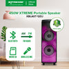 XTREME 450W One Way Portable Speaker System USB Guitar Input FM Radio Mic Input | XBLAST-12DJ