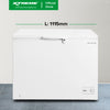 XTREME COOL 11 CUFT. Chest Freezer Manual Defrost with Lock Handle and Light (White) | XCOOL-CF11