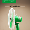 XTREME HOME 16 inches Desk Fan 3-Speed Levels Oscillation Function (Green Blade) | XH-DESKFAN16G