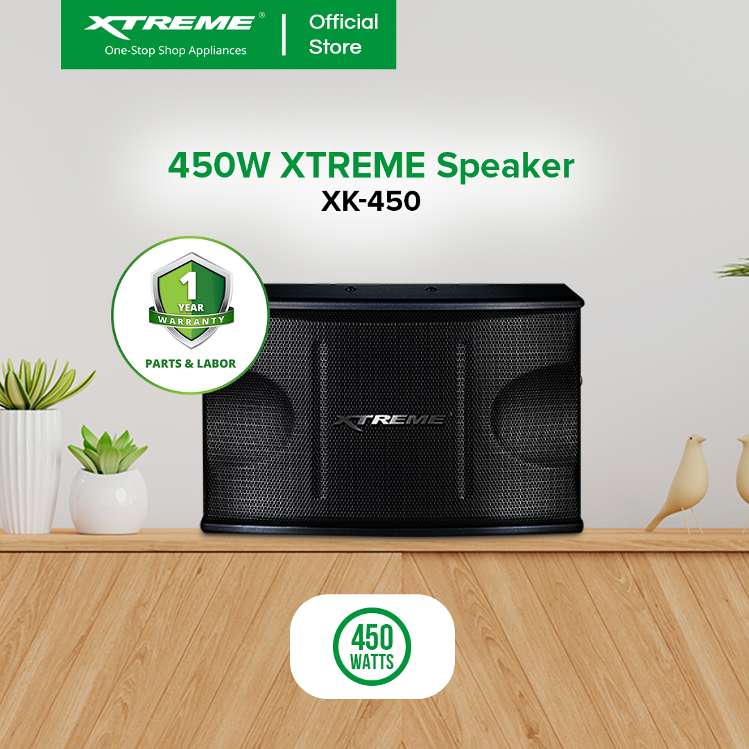 XTREME 450W Speaker40kHz-20kHz-FR 8 Impedance 90dBSensitivity 3”x2-Treble 10"-Woofer | XK-450