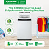XTREME COOL 7KG Top Load Fully Automatic Washing Machine with Spin Dry (White Cover) | XWMTL-0007W
