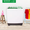 XTREME COOL 10KG Twin Tub Wash and 4.6KG Spin Dry Washing Machine (Green Cover) | XWMTT-0010