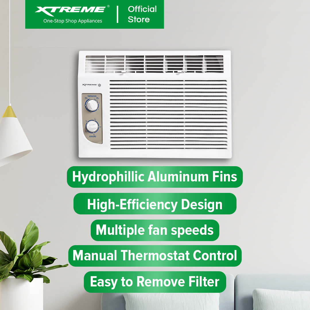 0.5HP XTREME COOL Energy Efficient Window Type Aircon Manual | XACWT05